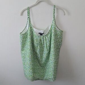 GAP Vintange Floral Silk Blend Y2K Camisole Tank Top XL